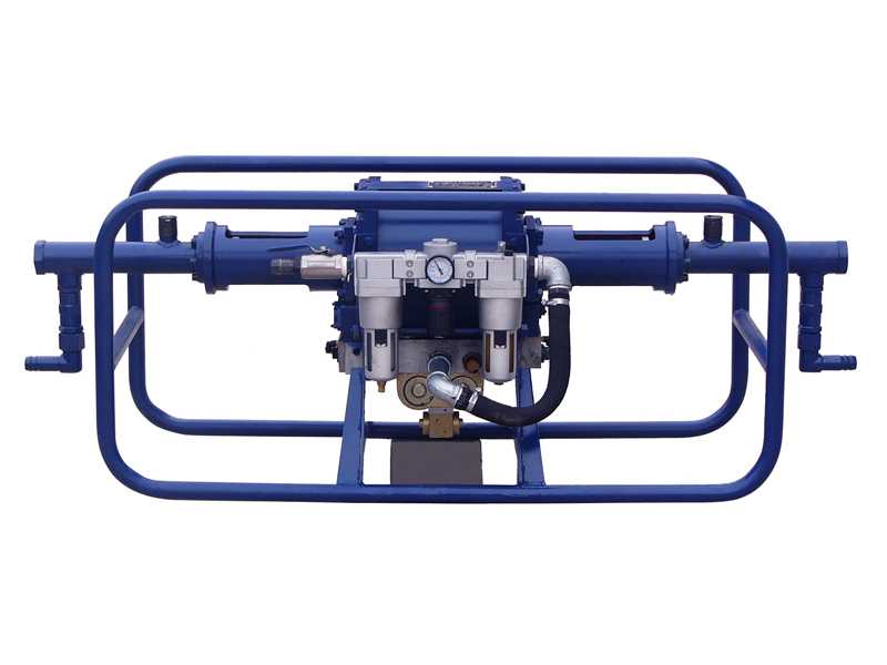 Pneumatic injection pump for coal mines