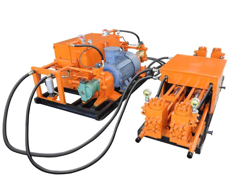 Hydraulic grouting pump for mining