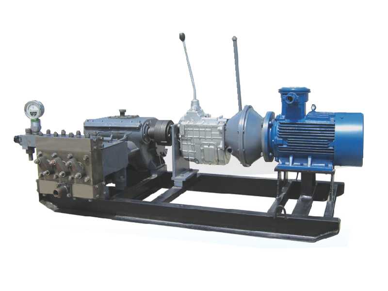 Electric grouting pump for mining
